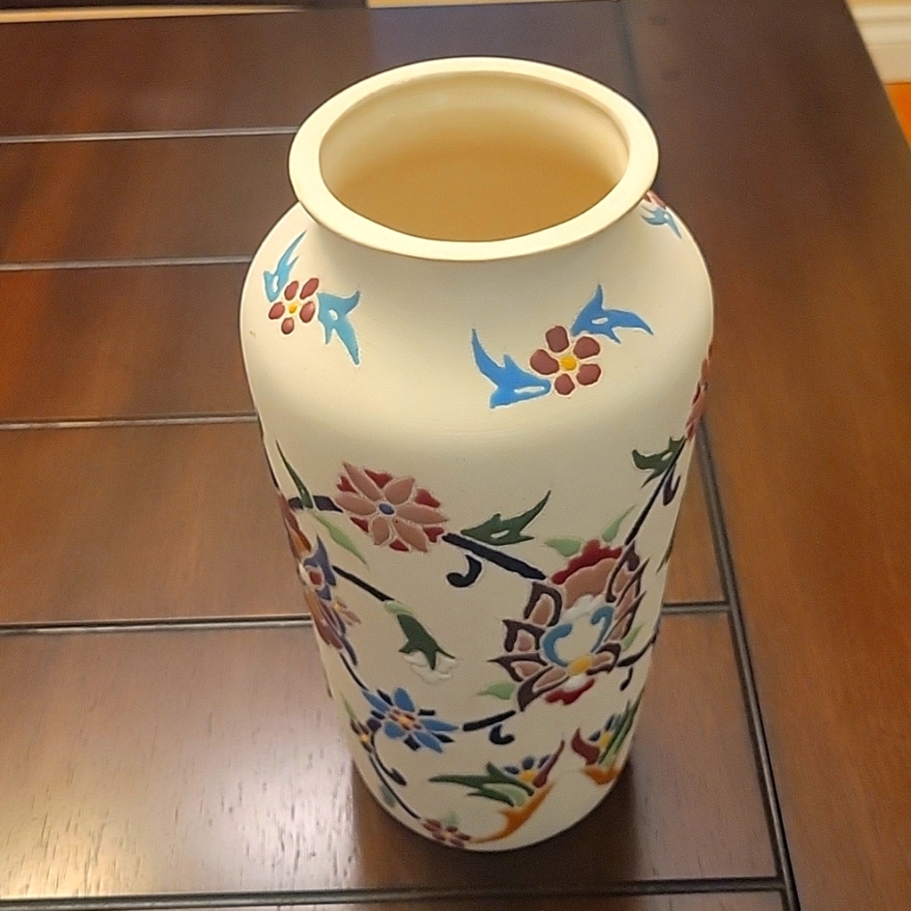 Hand painted Pottery Vase